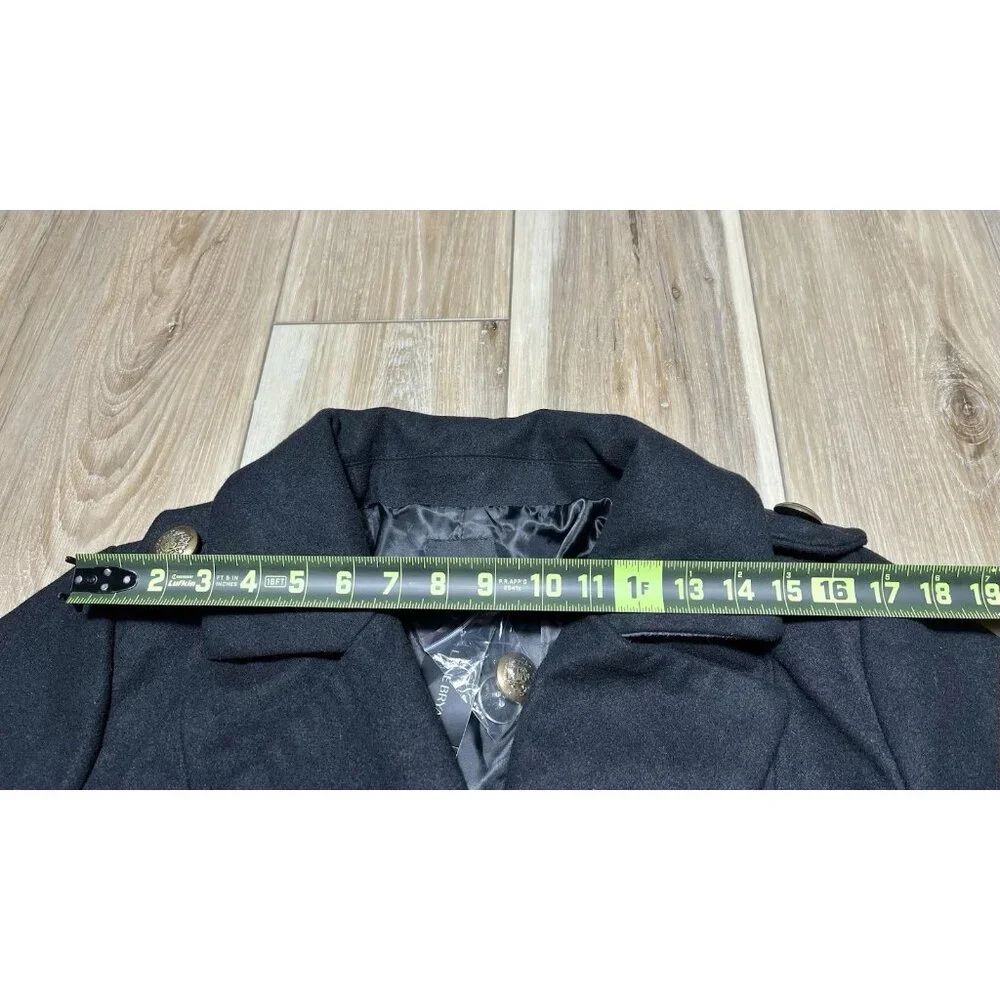 NWT Lane Bryant Wool Black Pea Coat - Women Size 18 / 20 - Picture 16 of 16